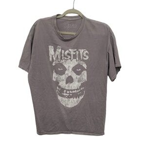 Life Clothing Misfits Skull Face Short Sleeve Band Tee Shirt
